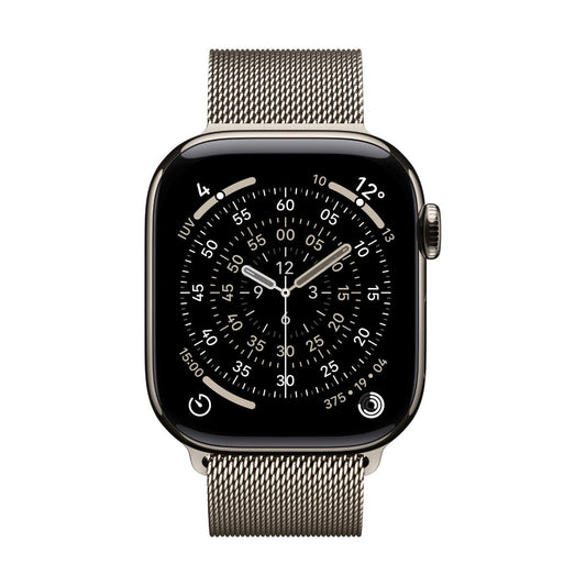 Men's Watch Apple MWYC3QL/A Black 46 mm