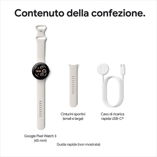 Smartwatch Google GA05283-DE White 1,4" 45 mm