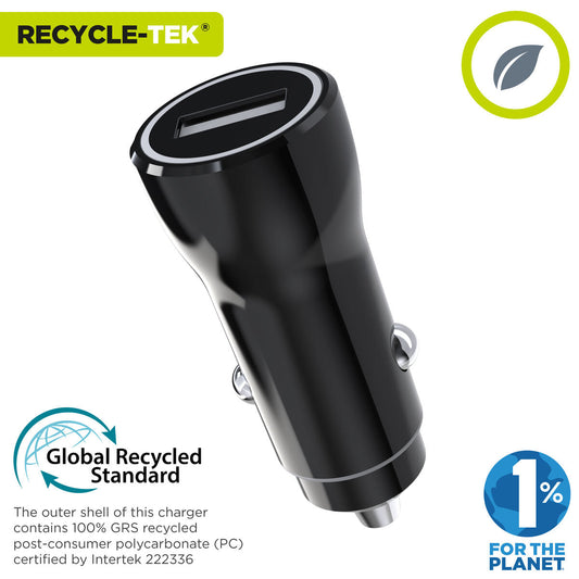 Car Charger Muvit Black 12 W
