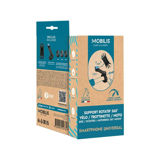 Bike Phone Holder Mobilis 044026 Black Plastic