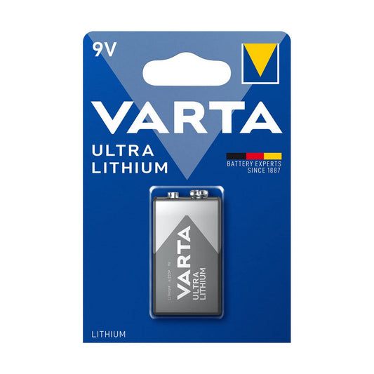 Batteries Varta Ultra Lithium 9 V (1 Unit)