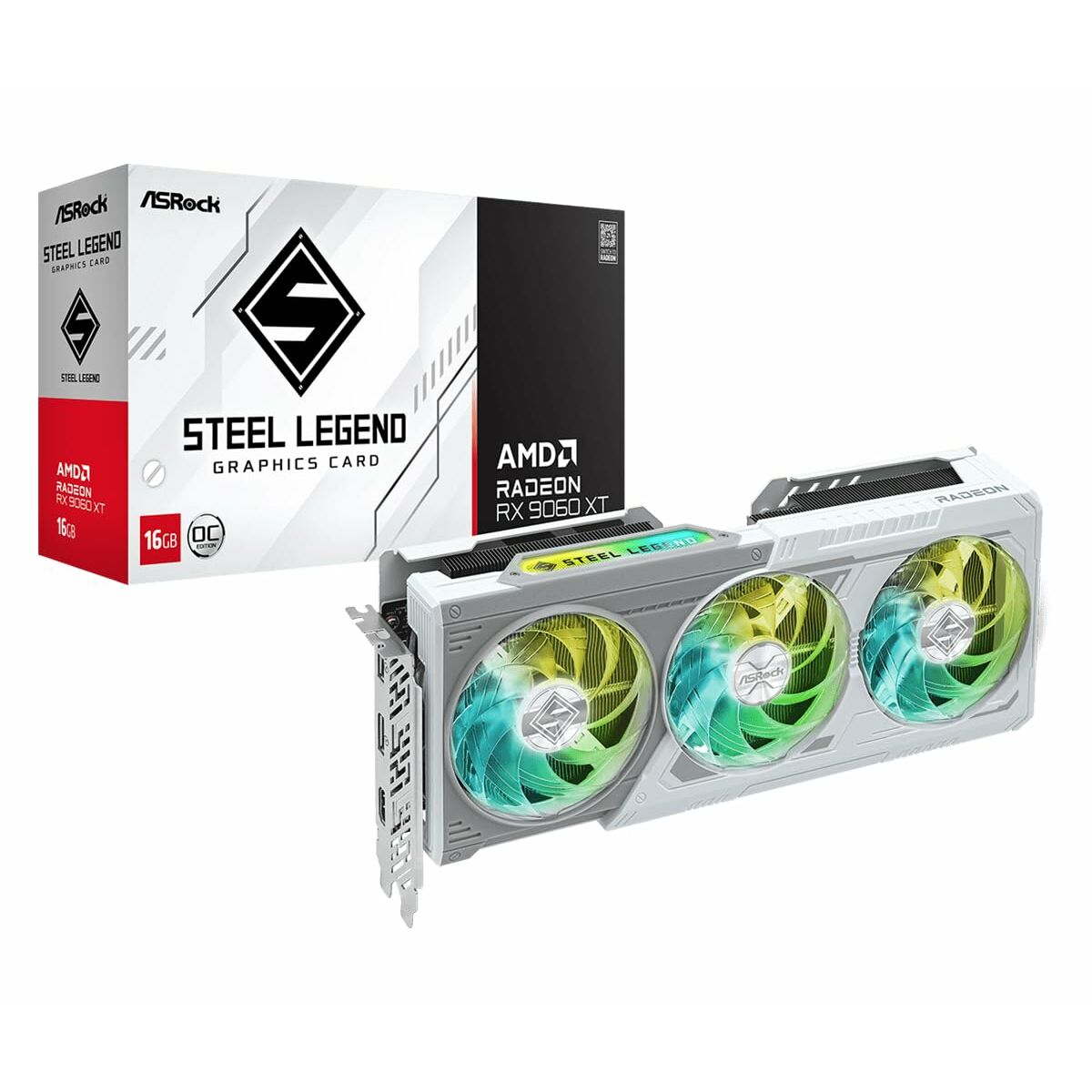 Graphics card ASRock RX9060XT SL 16GO GDDR6 RADEON RX 9060 XT 16 GB