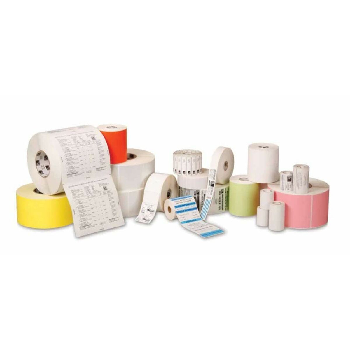 Printer Labels Zebra 10015358K White (6 Units)