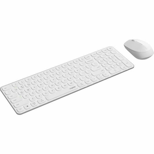 Keyboard and Mouse Rapoo 9310M White AZERTY