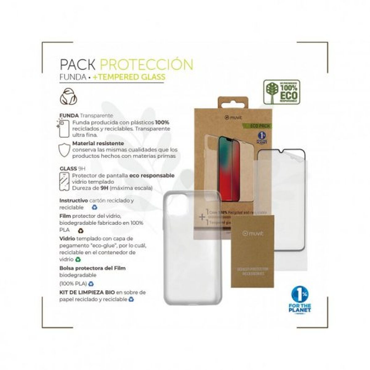 Mobile cover Muvit iPhone 14 Pro