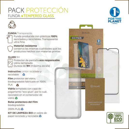 Mobile Case and Protector Muvit for Change Galaxy A34 5G Samsung Galaxy A34 5G
