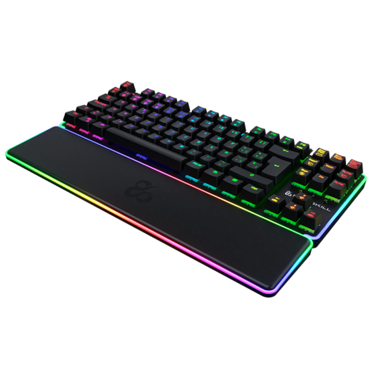 Keyboard and Mouse Newskill NS-KB-GUNGNYRT-GAT-R Black Spanish QWERTY