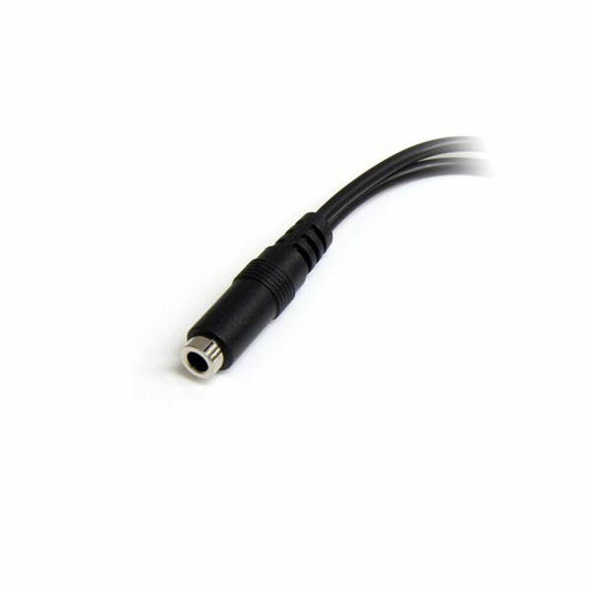 Audio Jack Adapter Startech MUYHSFMM Black 0,13 m
