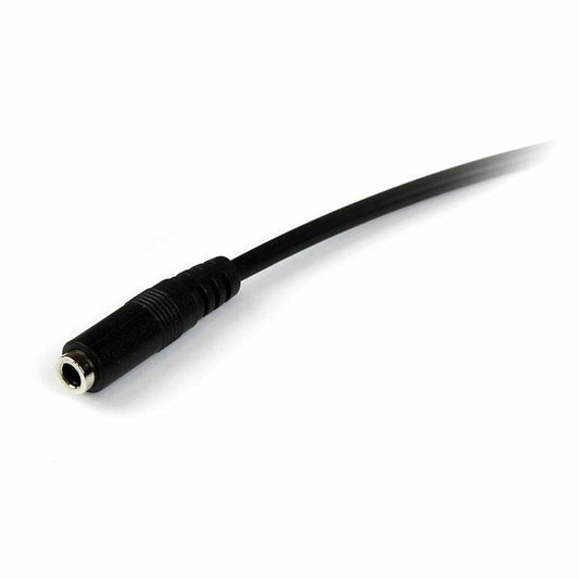 Jack Extension Cable (3.5 mm) Startech MUHSMF1M Black 1 m