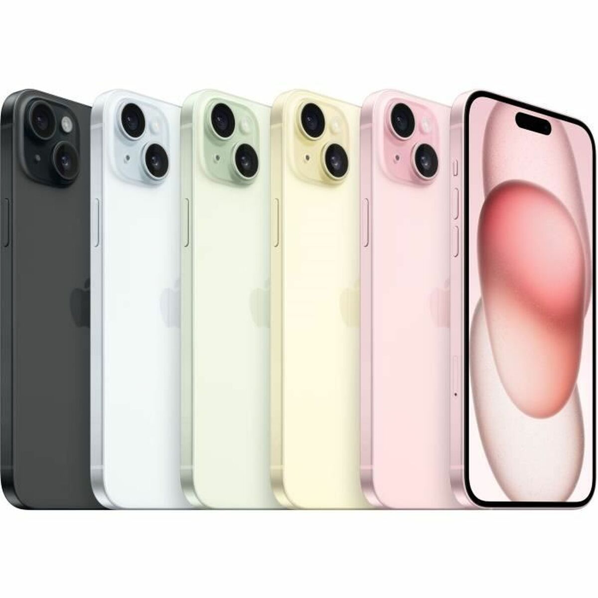 Smartphone Apple iPhone 15 Plus 6,7" 256 GB Blue Black Pink