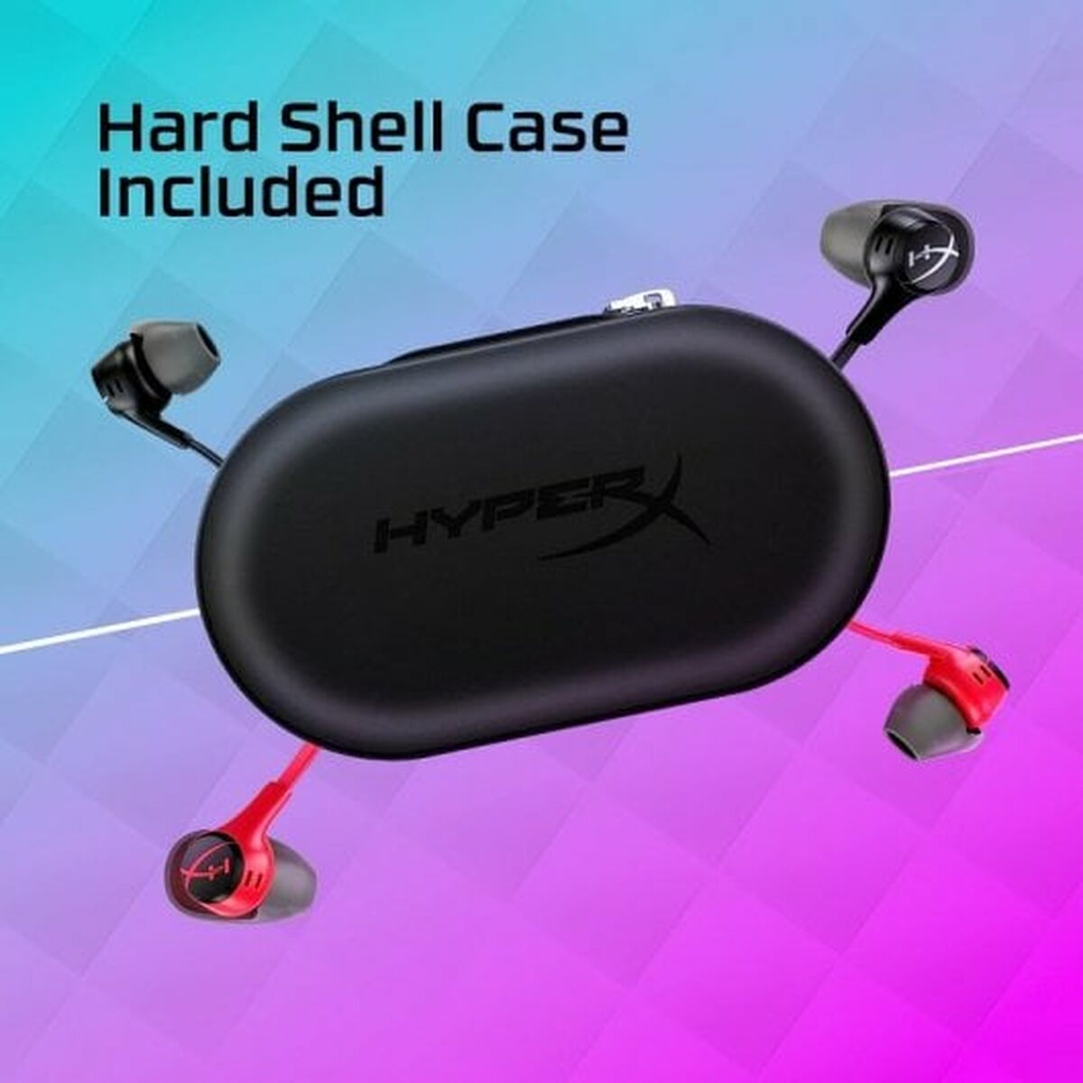 Headphones with Microphone HyperX Cloud EarBuds II Black