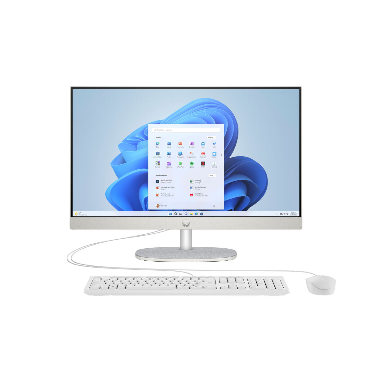 All in One HP 24 CR0075NS 23,8" I3-1315U 8 GB RAM 512 GB SSD Spanish Qwerty