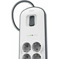 Power Socket 8 Sockets with Switch Belkin BSV804VF2M USB x 2 White (2 m)