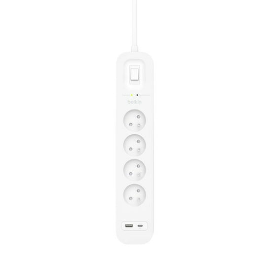 4-socket plugboard with power switch Belkin SRB001CA2M (2 m)