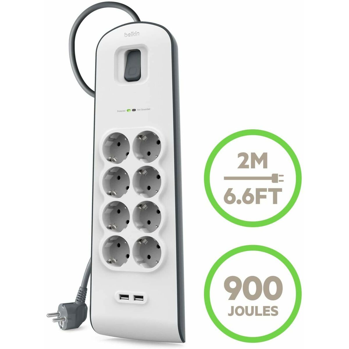 Protection from surges Belkin BSV804VF2M-V2