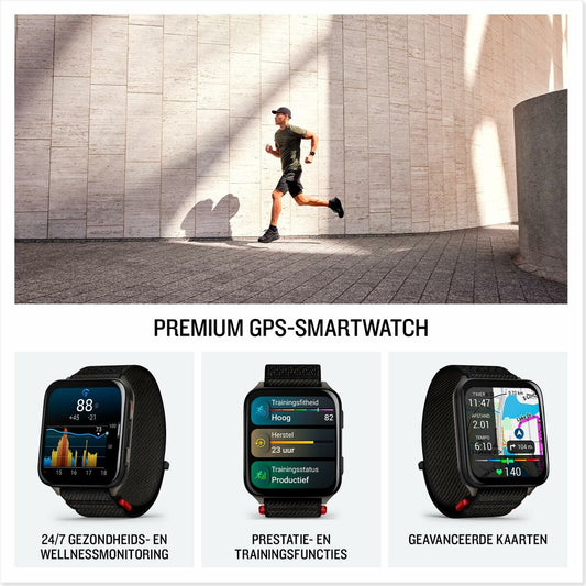 Smartwatch GARMIN 010-02980-03 Black Green Grey Board