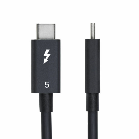 Power Cord Startech TBLT5MM80CM240W Black 80 cm