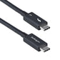 Power Cord Startech TBLT5MM50CM240W Black 50 cm
