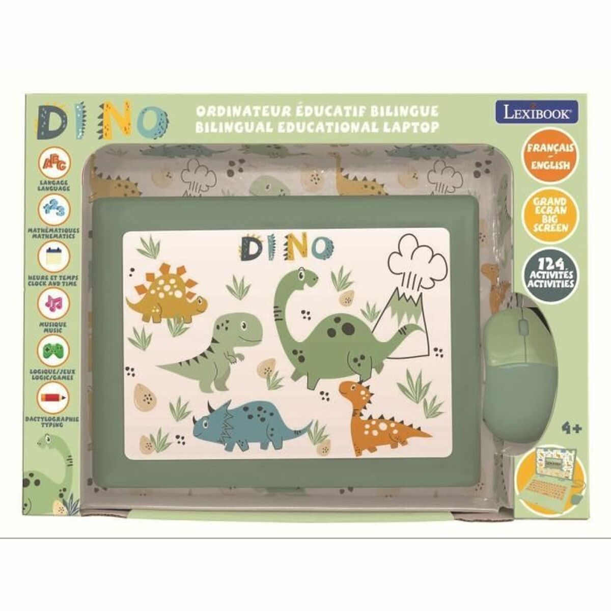 Toy computer Lexibook French English 124