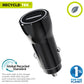 Car Charger Muvit Black 12 W