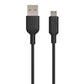 Electric car charger Muvit 1,2 m Black
