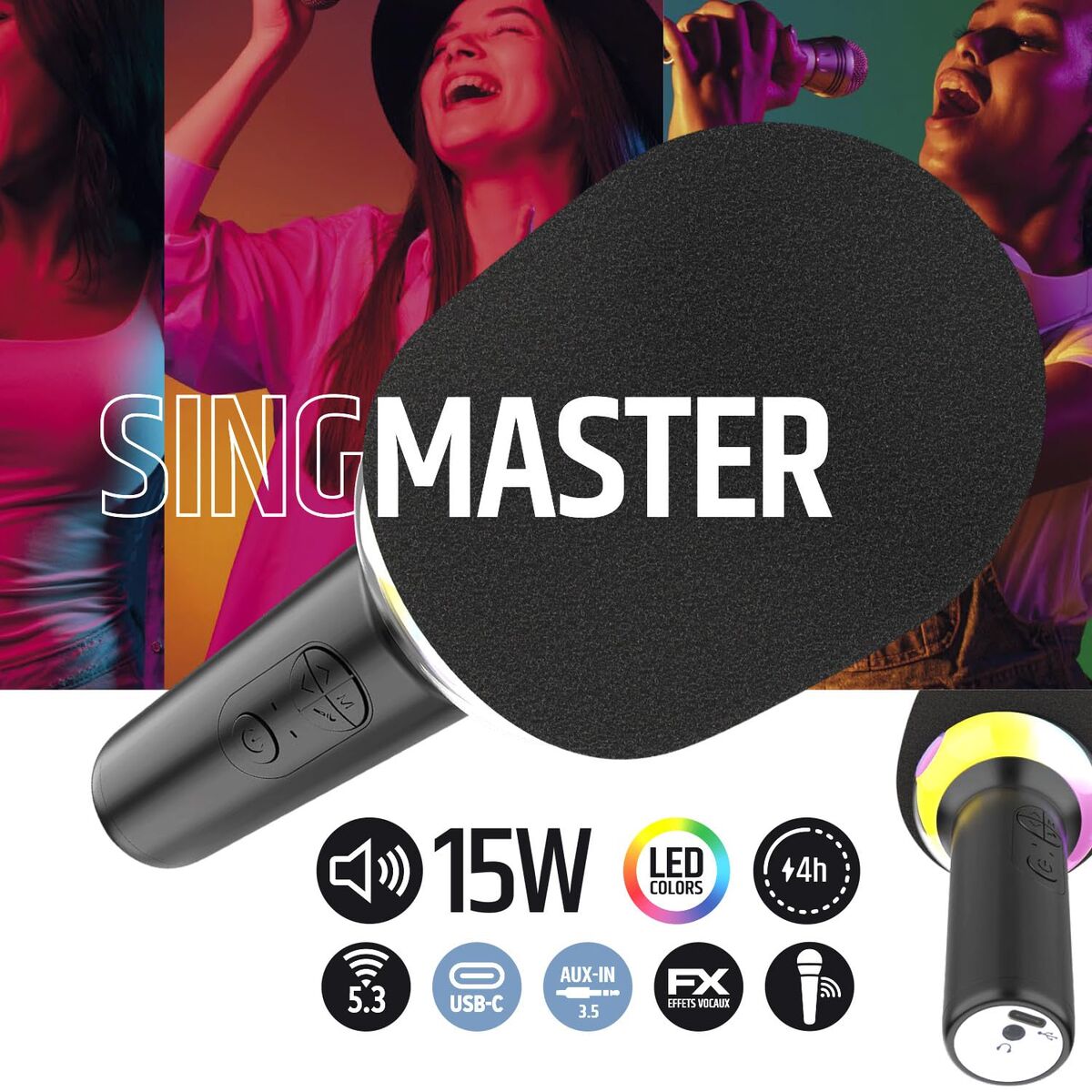 Microphone Ledwood SINGMASTER