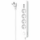 4-socket plugboard with power switch QUARX (1,5 m)
