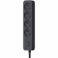 4-socket plugboard with power switch QUARX (1,5 m)