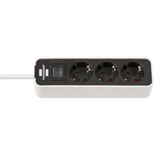 3-socket plugboard with power switch Brennenstuhl Ecolor 3600 W (1,5 m)