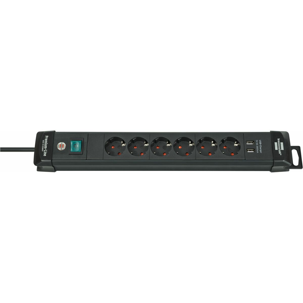 Power Socket - 6 Sockets with Switch Brennenstuhl Premium-Line 3600 W (3 m)
