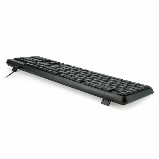 Keyboard Equip 245211 Black Spanish Qwerty