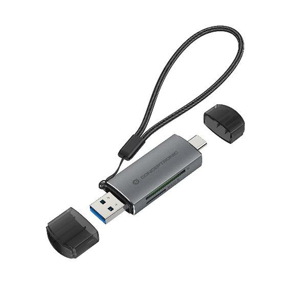 External Card Reader Conceptronic 110530607101 Grey (1 Unit)