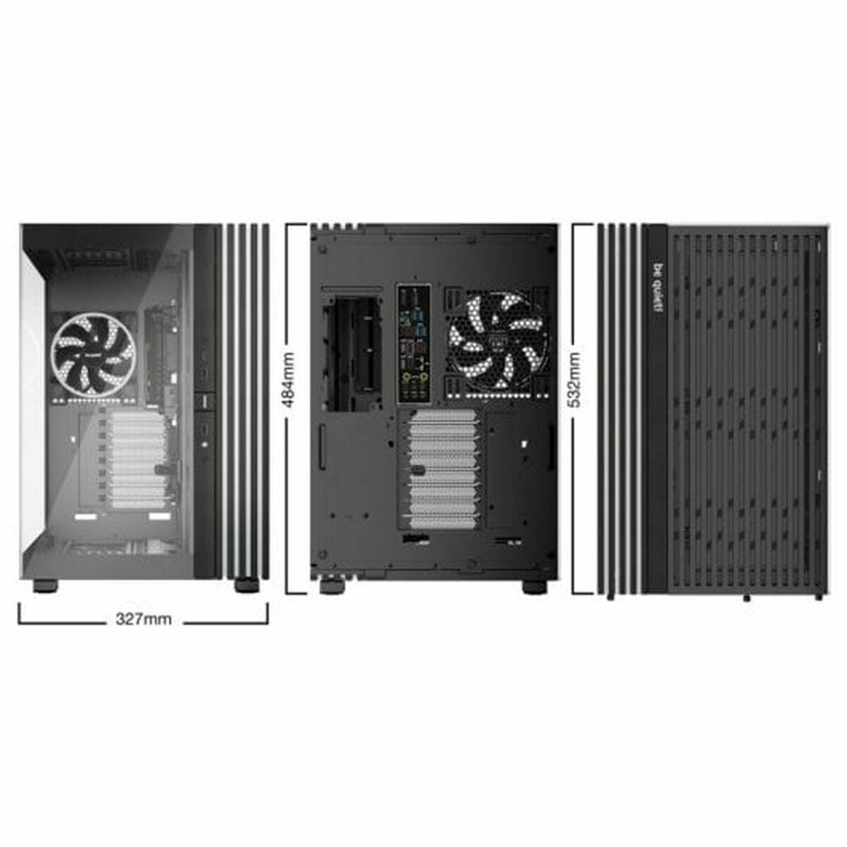 ATX Semi-tower Box Be Quiet! BGW71 Black
