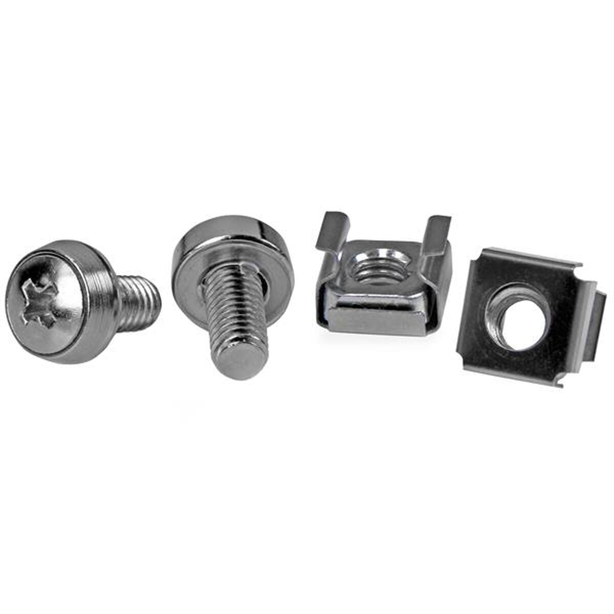 Holder Startech CABSCREWM6 Silver Stainless steel (50 Units)