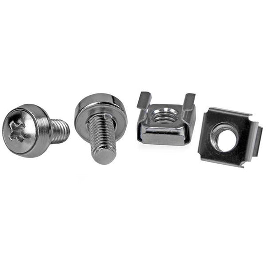 Holder Startech CABSCREWM6 Silver Stainless steel (50 Units)