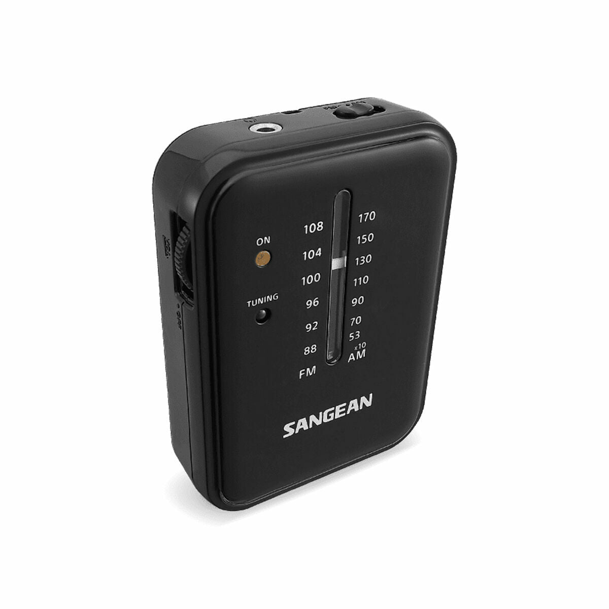 Transistor Radio Sangean Black AM/FM