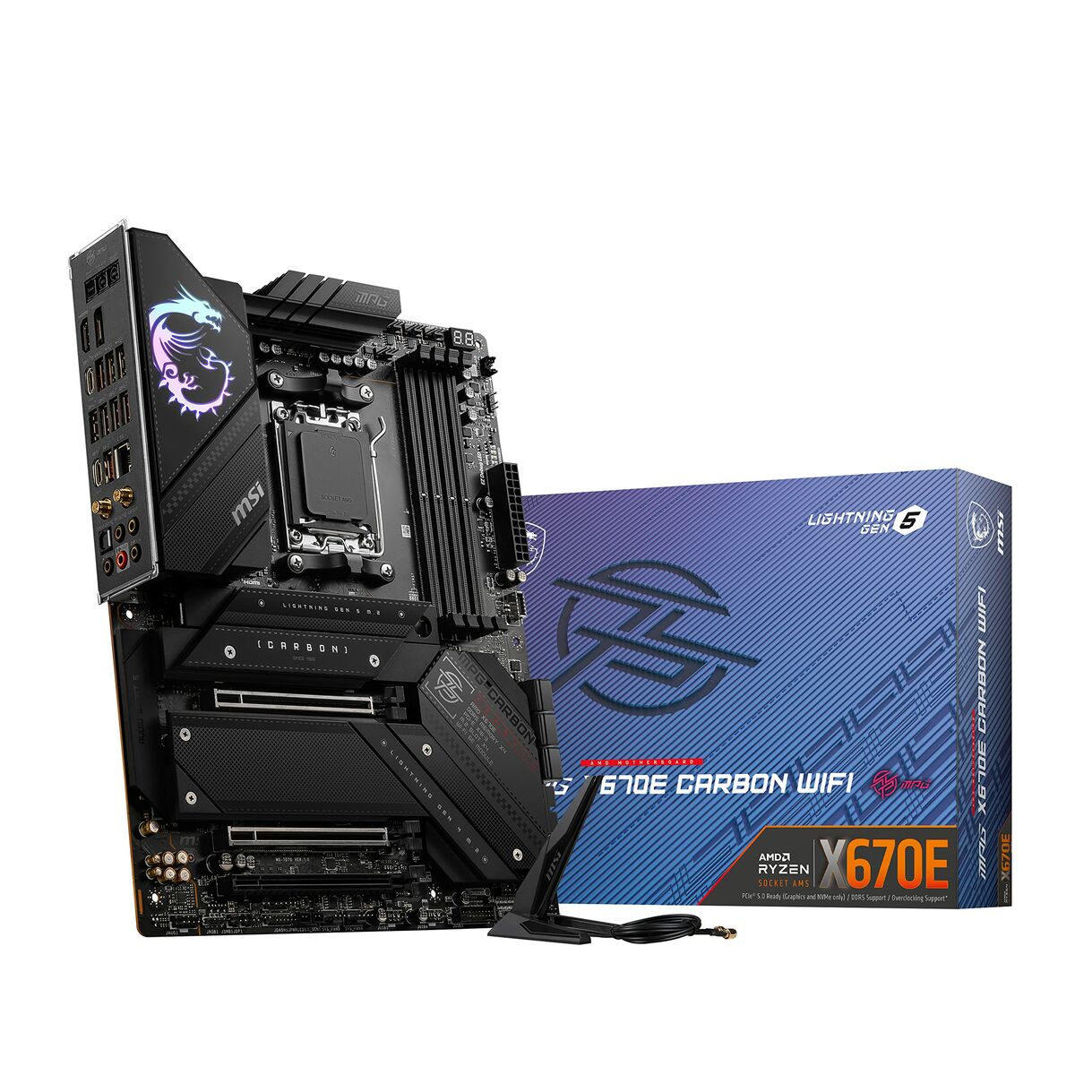 Motherboard MSI MPG X670E CARBON WIFI AMD X670 AMD AM5