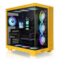 ATX Semi-tower Box THERMALTAKE View 380 XL TG ARGB Yellow