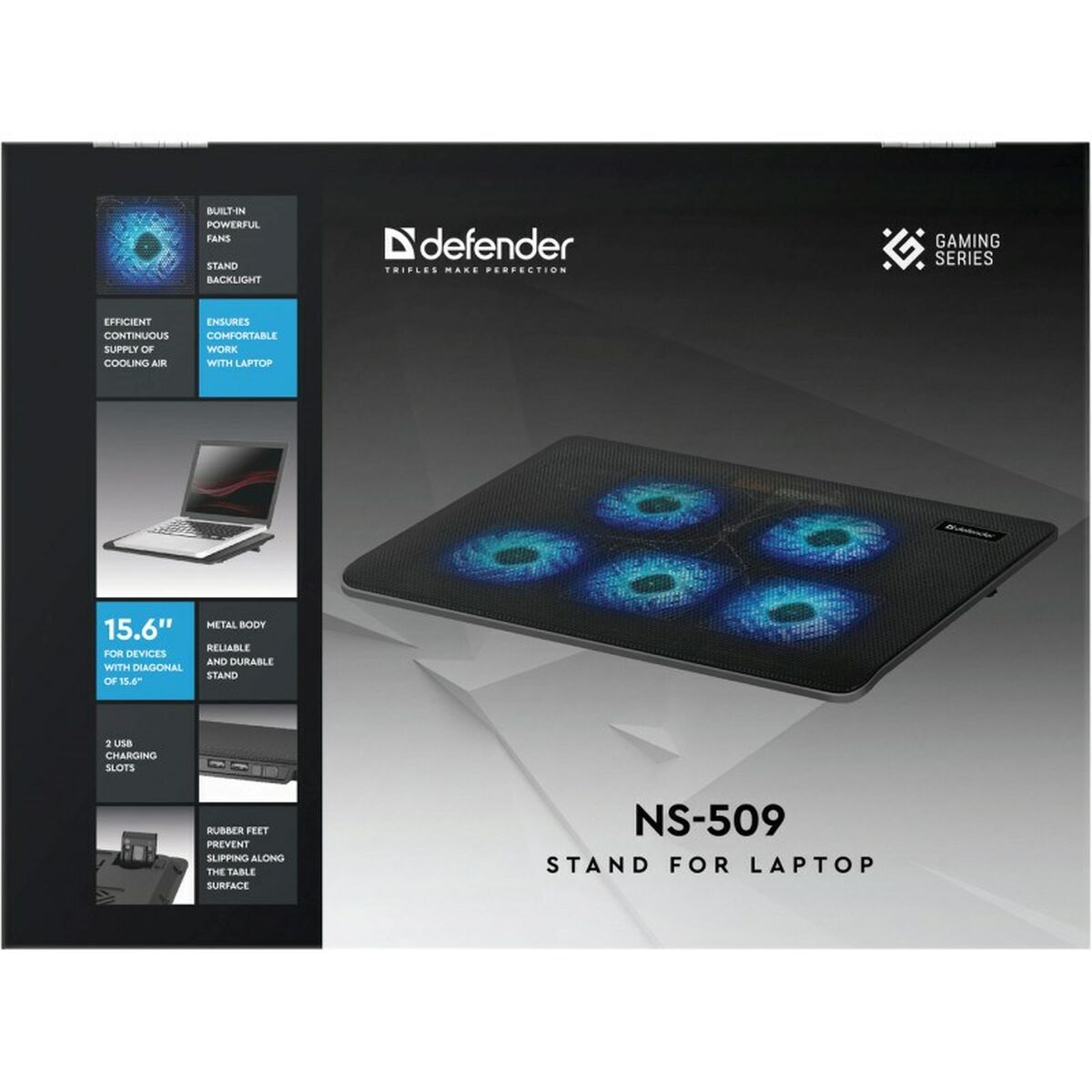 Cooling Base for a Laptop Defender NS-509