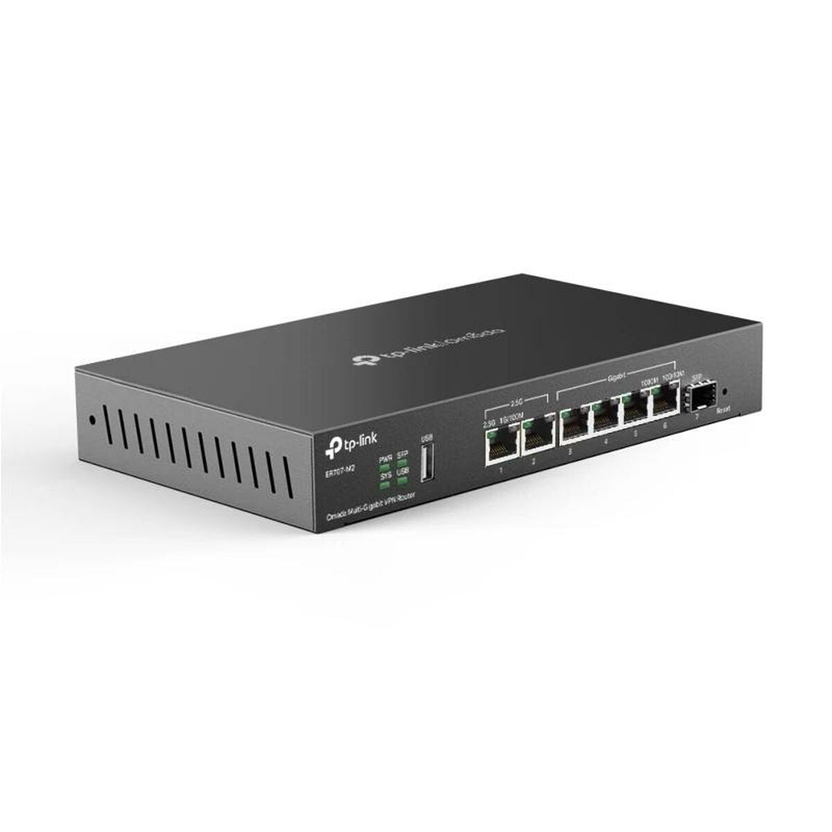 Router TP-Link ER707-M2 Black USB 2.0 Ethernet LAN RJ-45 x 6 USB x 1 Wi-Fi