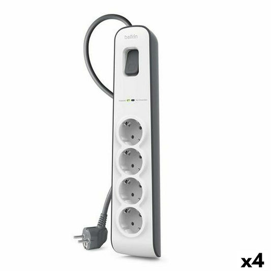 4-socket plugboard with power switch Belkin (2 m)