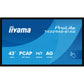 Videowall Monitor Iiyama T4329AS-B1AG 4K Ultra HD 43"