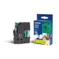 Original Ink Cartridge Brother TZE741 Black Black/Green 18mm