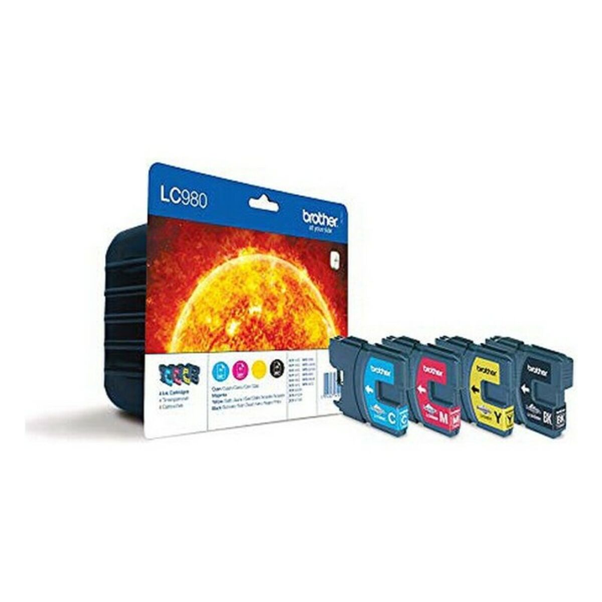 Original Ink Cartridge Brother LC980VALBP Black