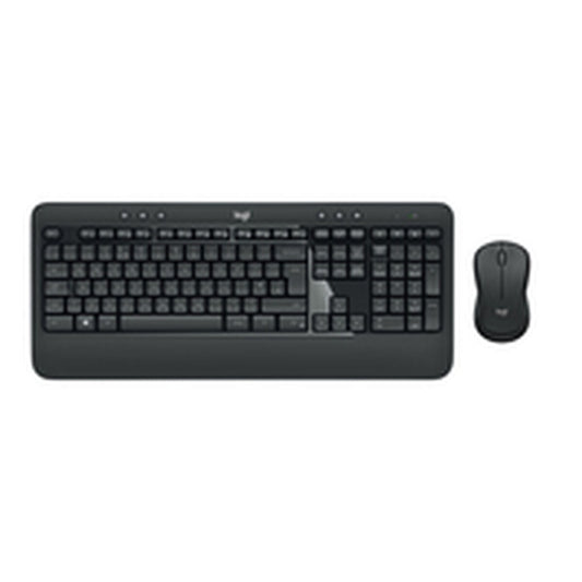 Keyboard and Mouse Logitech 920-008679 Italian QWERTY White Black