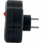 3-socket plugboard with power switch Chacon Dominó 3x16A
