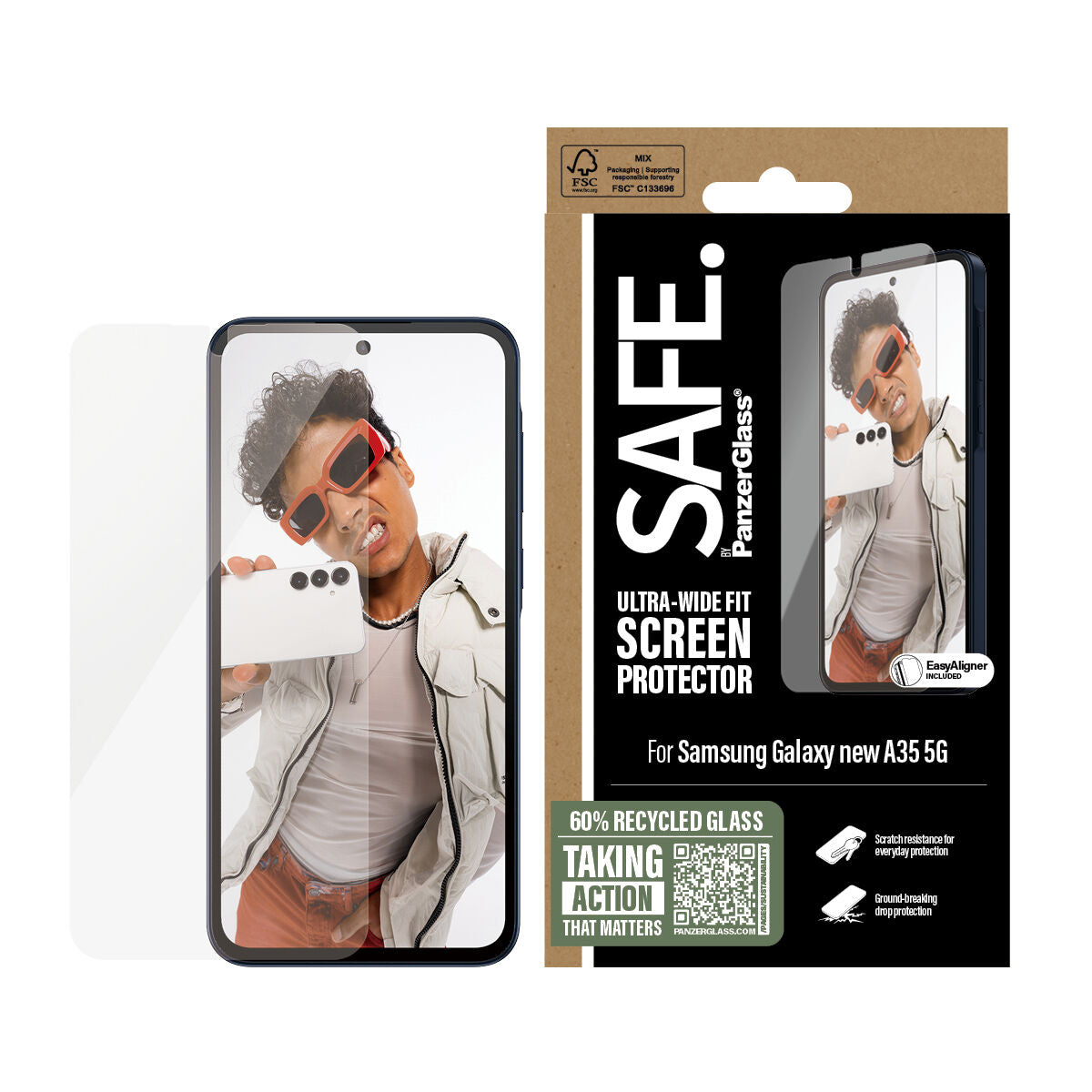 Mobile cover PanzerGlass SAFE Transparent