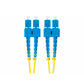 Hose Lanberg G657A1 Yellow 5 m Duplex