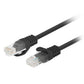 UTP Category 6 Rigid Network Cable Lanberg PCU6-20CC-0200-BK Black 2 m