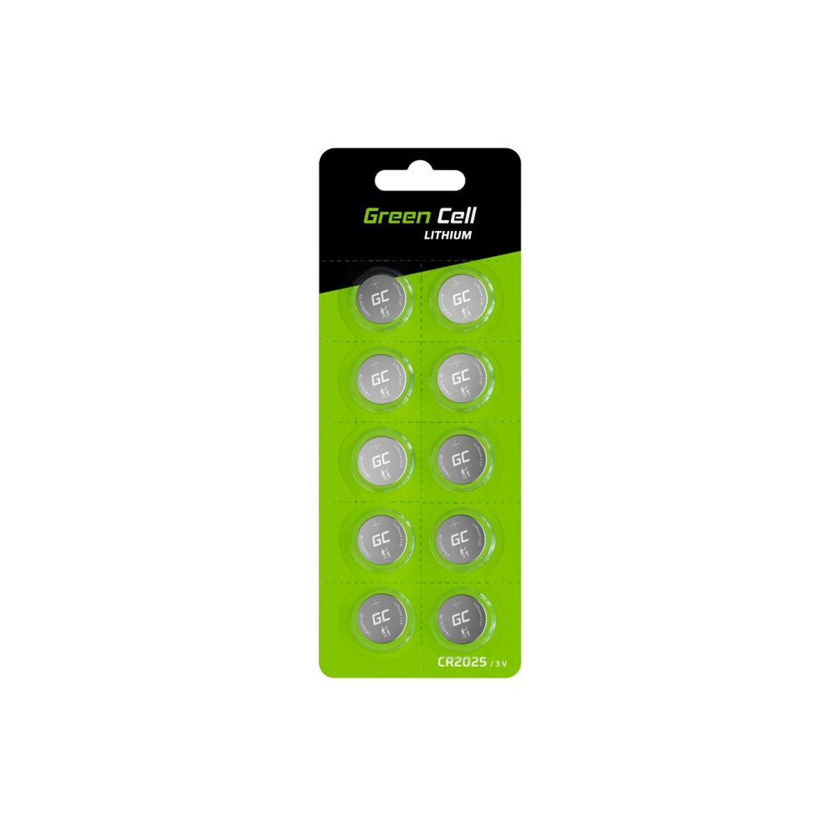 Lithium Battery Green Cell XCR04 160 mAh 3 V (10 Units)